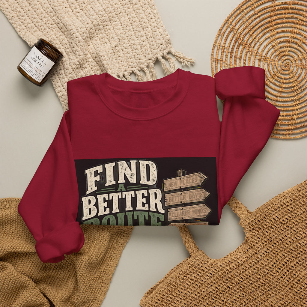 Find A Better Route - Crewneck Sweatshirt
