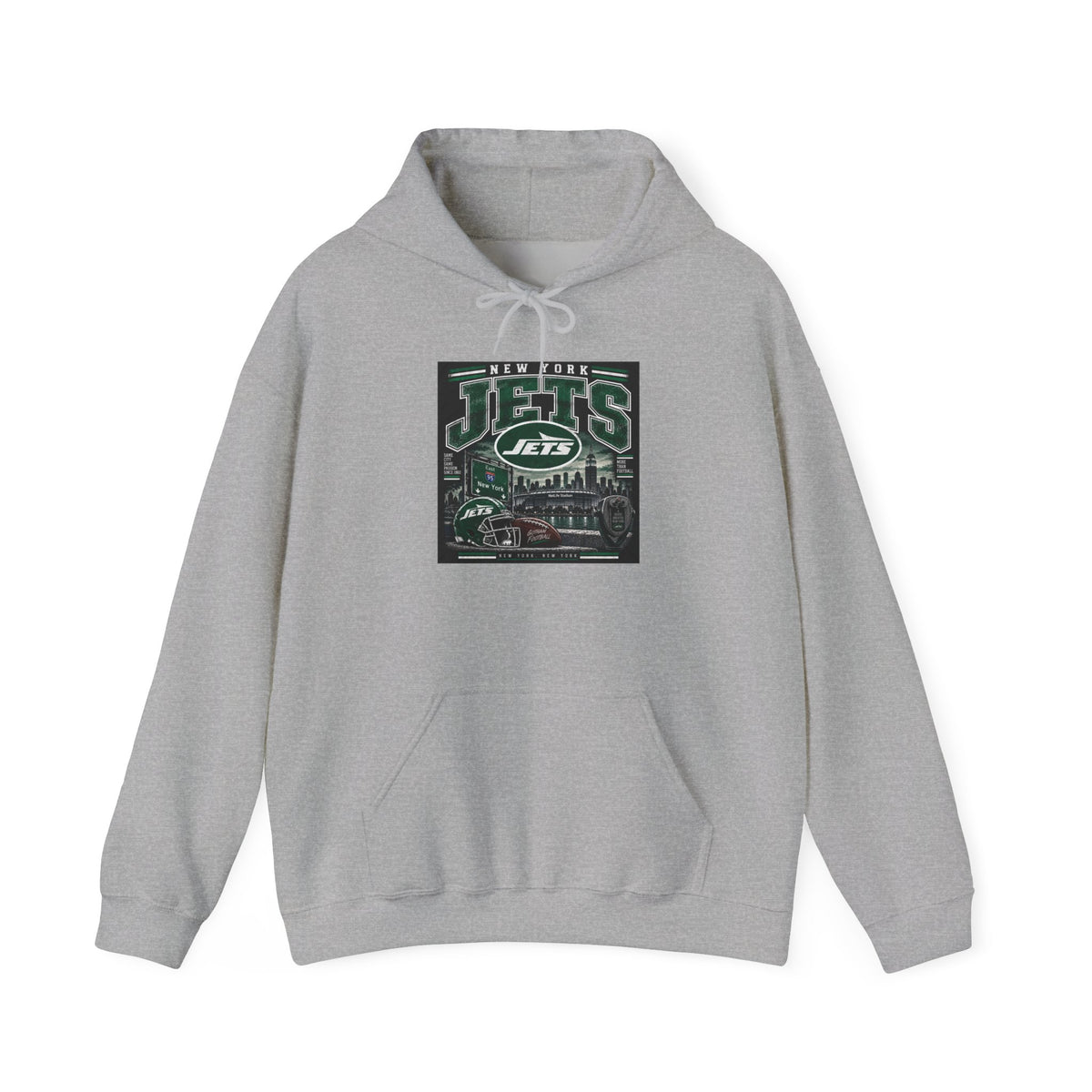New York Jets Skyline - Hoodie