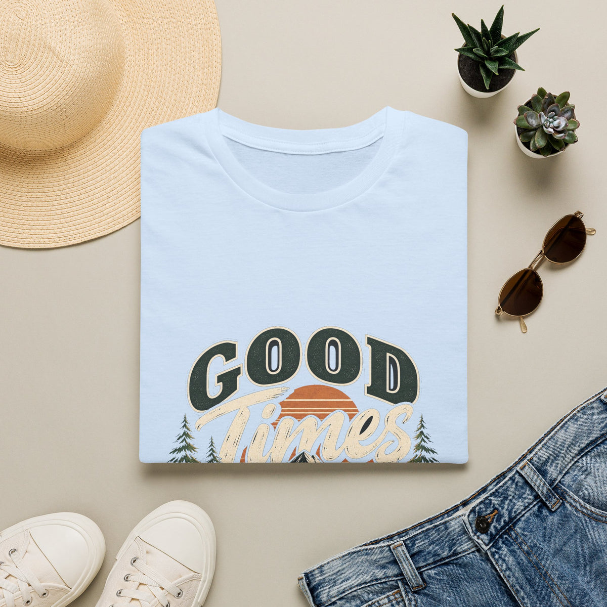 Good Times Questionable Decisions - Classic Tee