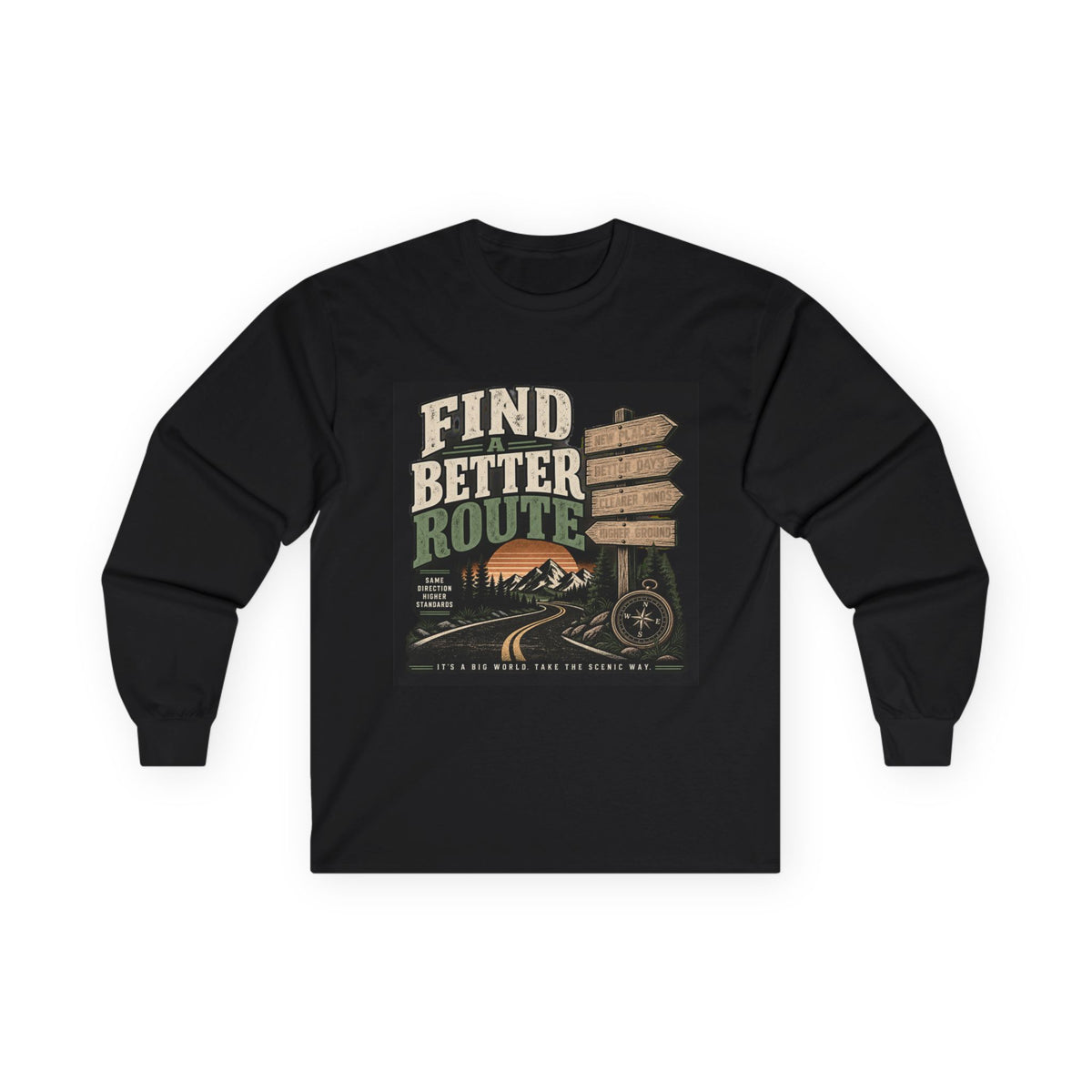 Find A Better Route - Unisex Ultra Cotton Long Sleeve Tee