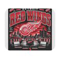 Detroit Red Wings Hockey Skyline - Mouse Pad