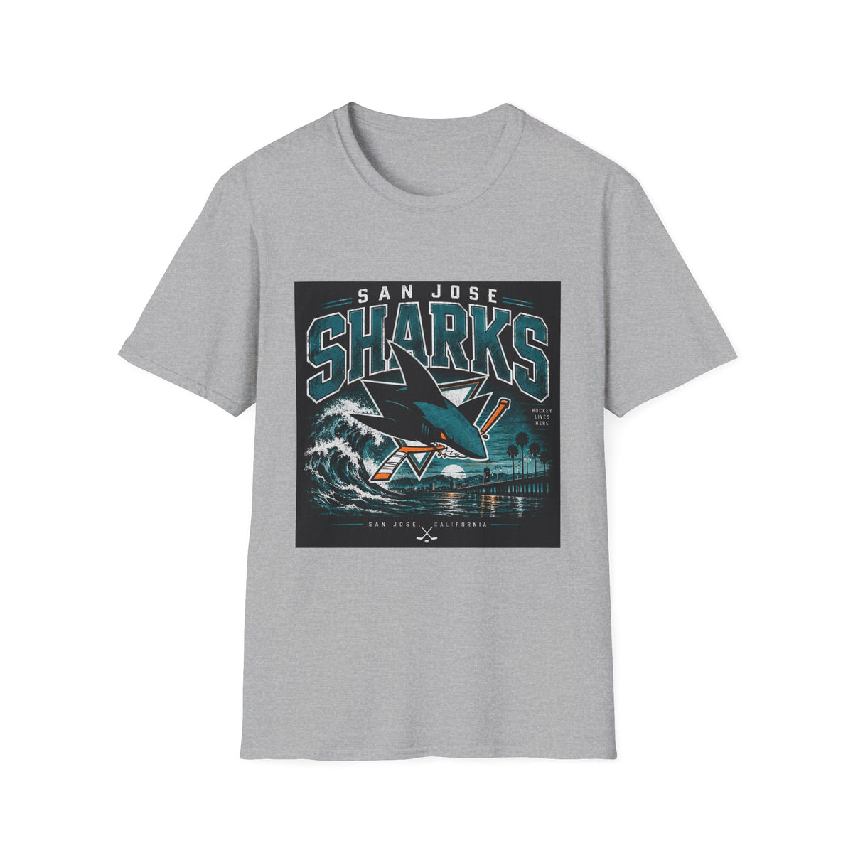 Sharks Wave Hockey Tee - Classic Tee