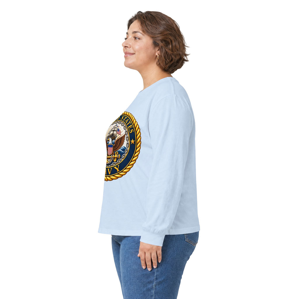 U.S. Navy Emblem - Unisex Ultra Cotton Long Sleeve Tee