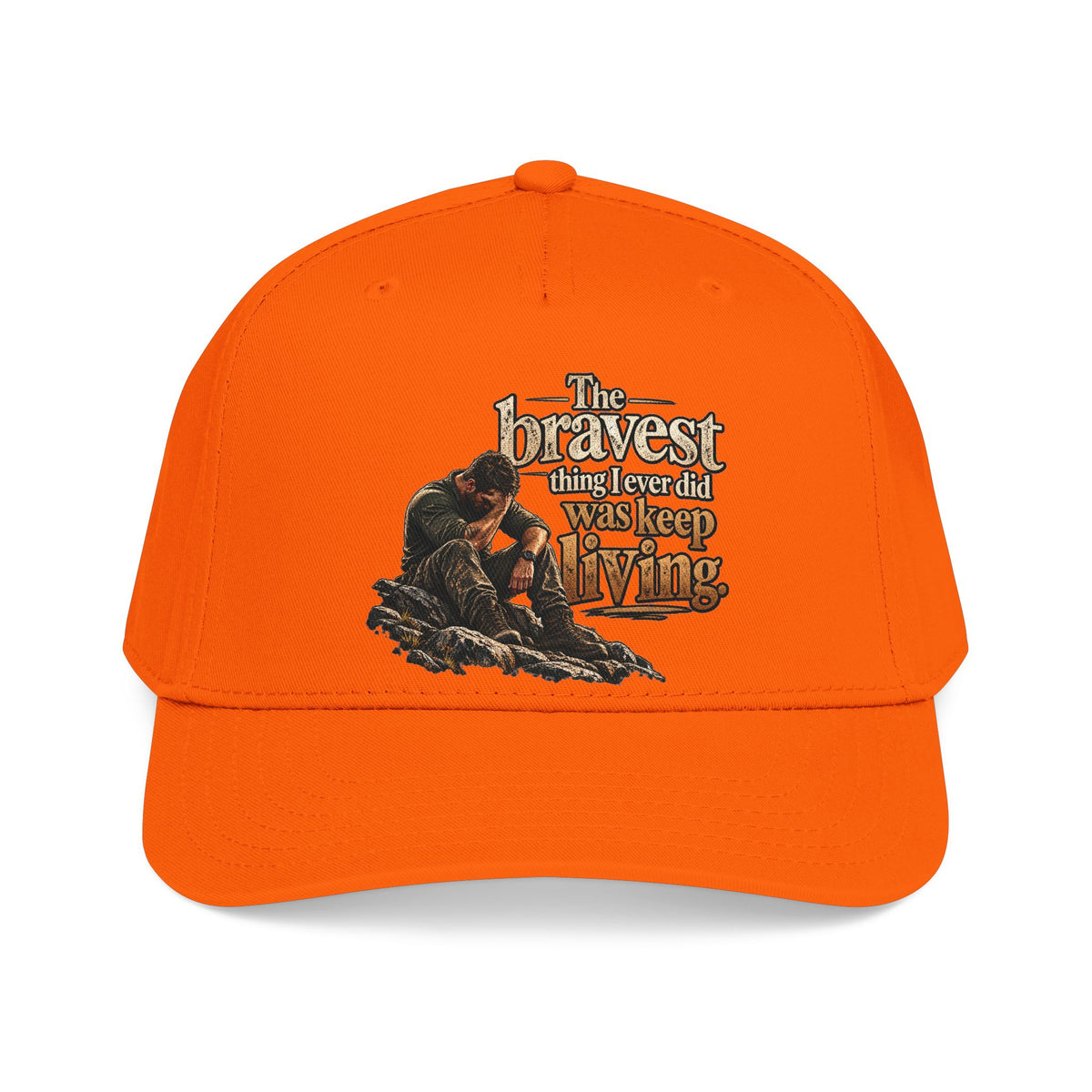 The Bravest Thing I Ever Did Was Keep Living - OTTO Baseball Hat