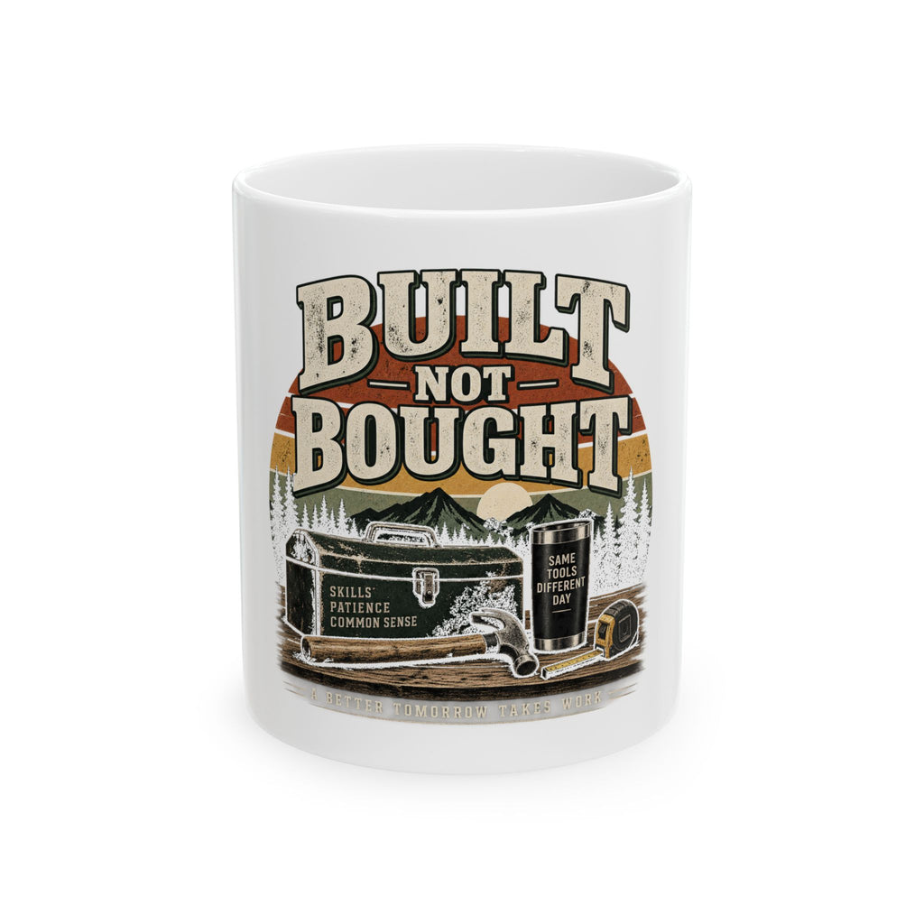 Built Not Bought - Ceramic Mug 11oz and 15oz