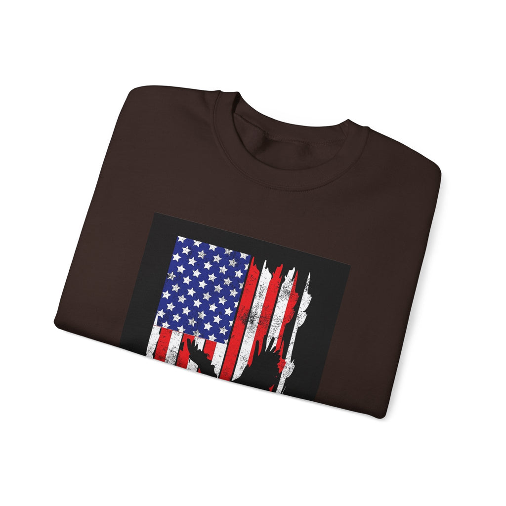 Old Glory Eagle - Crewneck Sweatshirt