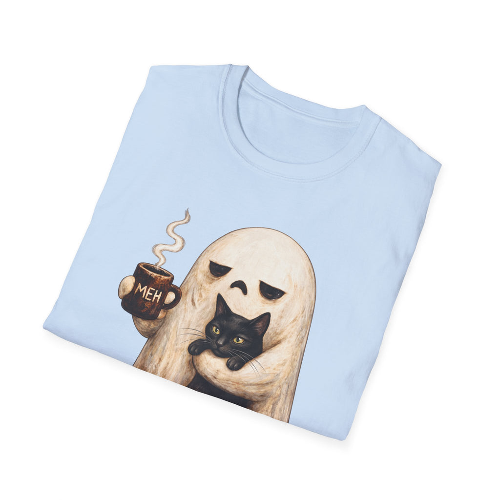 Meh Ghost and Black Cat - Classic Tee