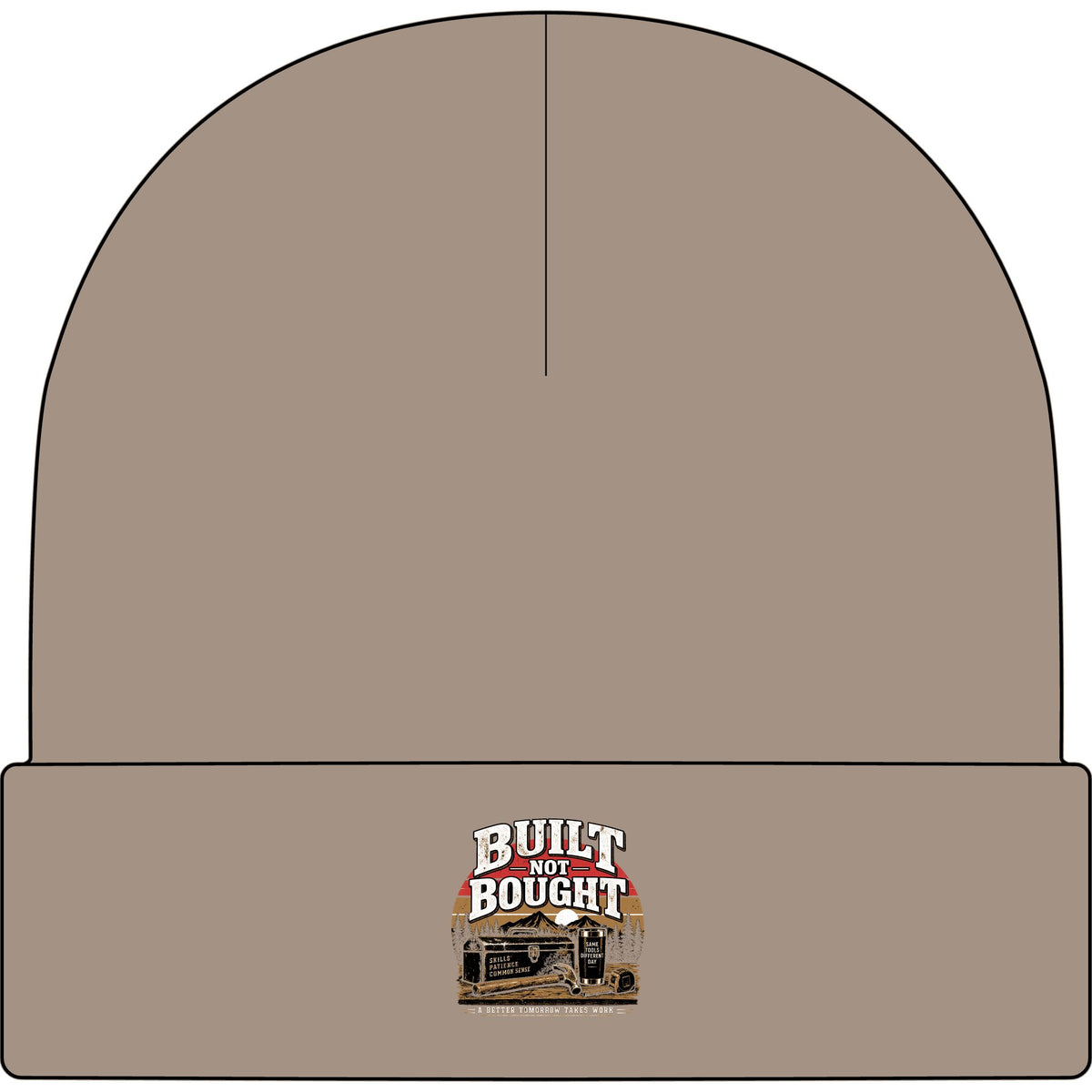 Built Not Bought - AS Colour 1107 Cuff Beanie
