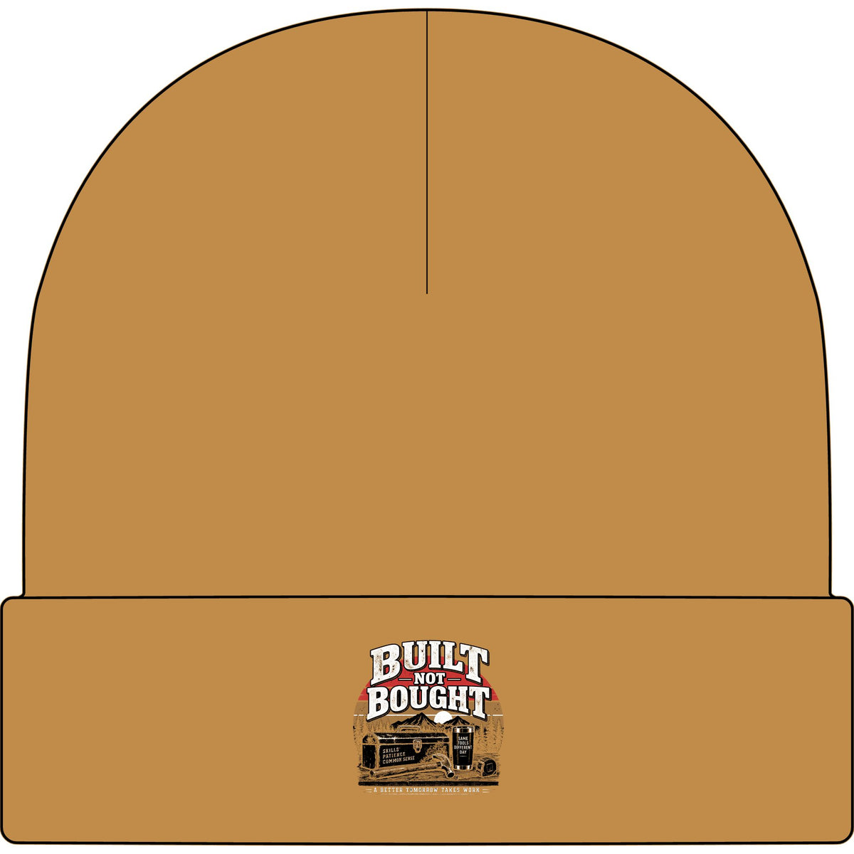 Built Not Bought - AS Colour 1107 Cuff Beanie