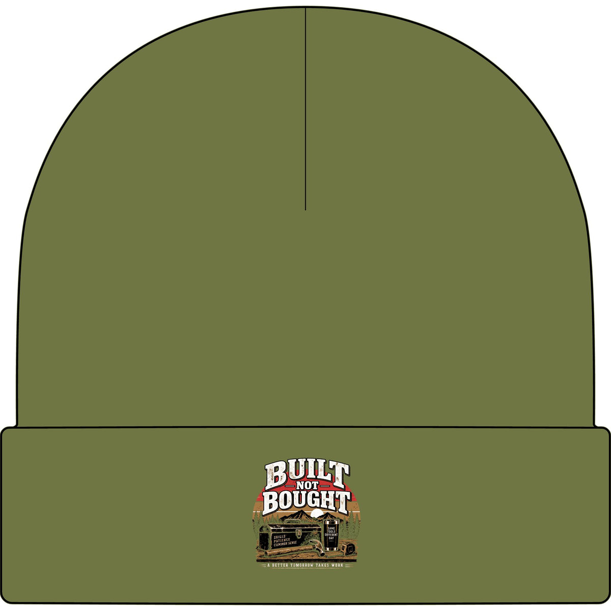 Built Not Bought - AS Colour 1107 Cuff Beanie