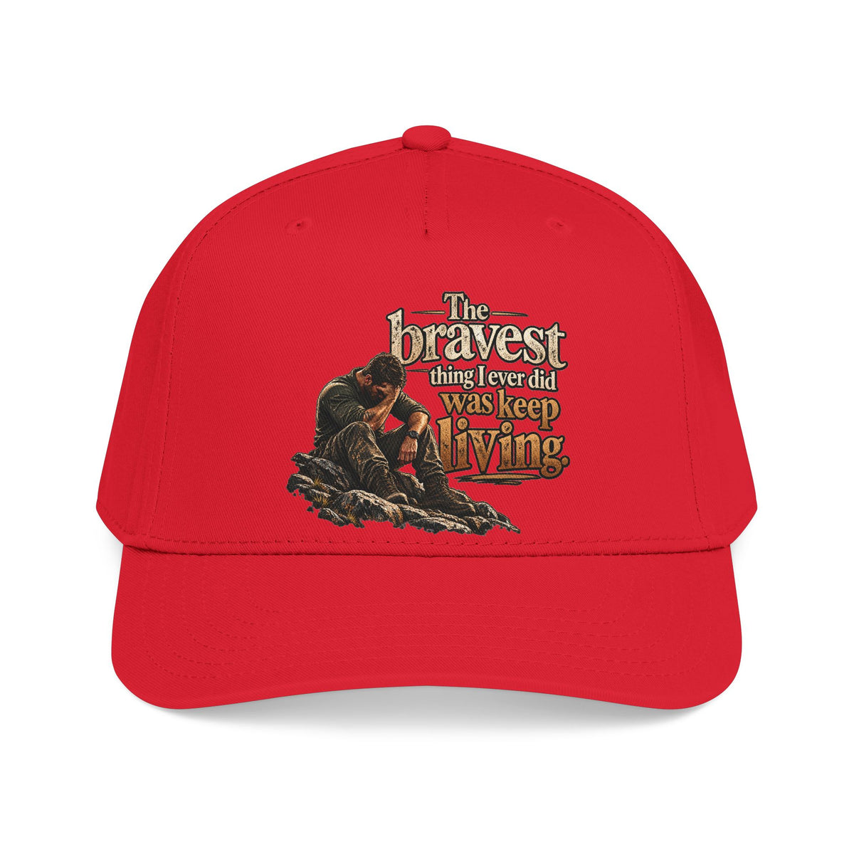The Bravest Thing I Ever Did Was Keep Living - OTTO Baseball Hat