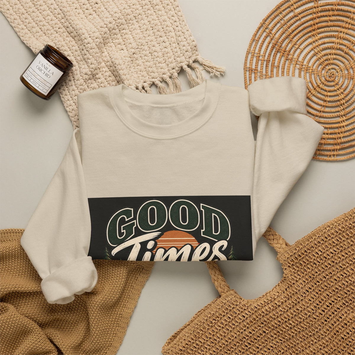 Good Times Questionable Decisions - Crewneck Sweatshirt