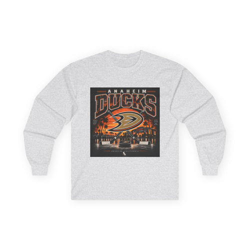 Anaheim Ducks Hockey Nights - Unisex Ultra Cotton Long Sleeve Tee