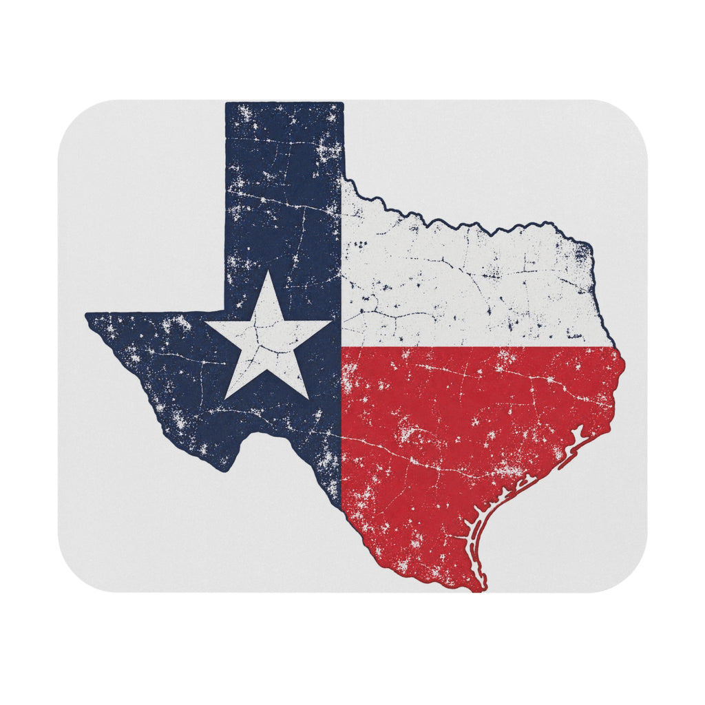 Weathered Texas Flag - Mouse Pad