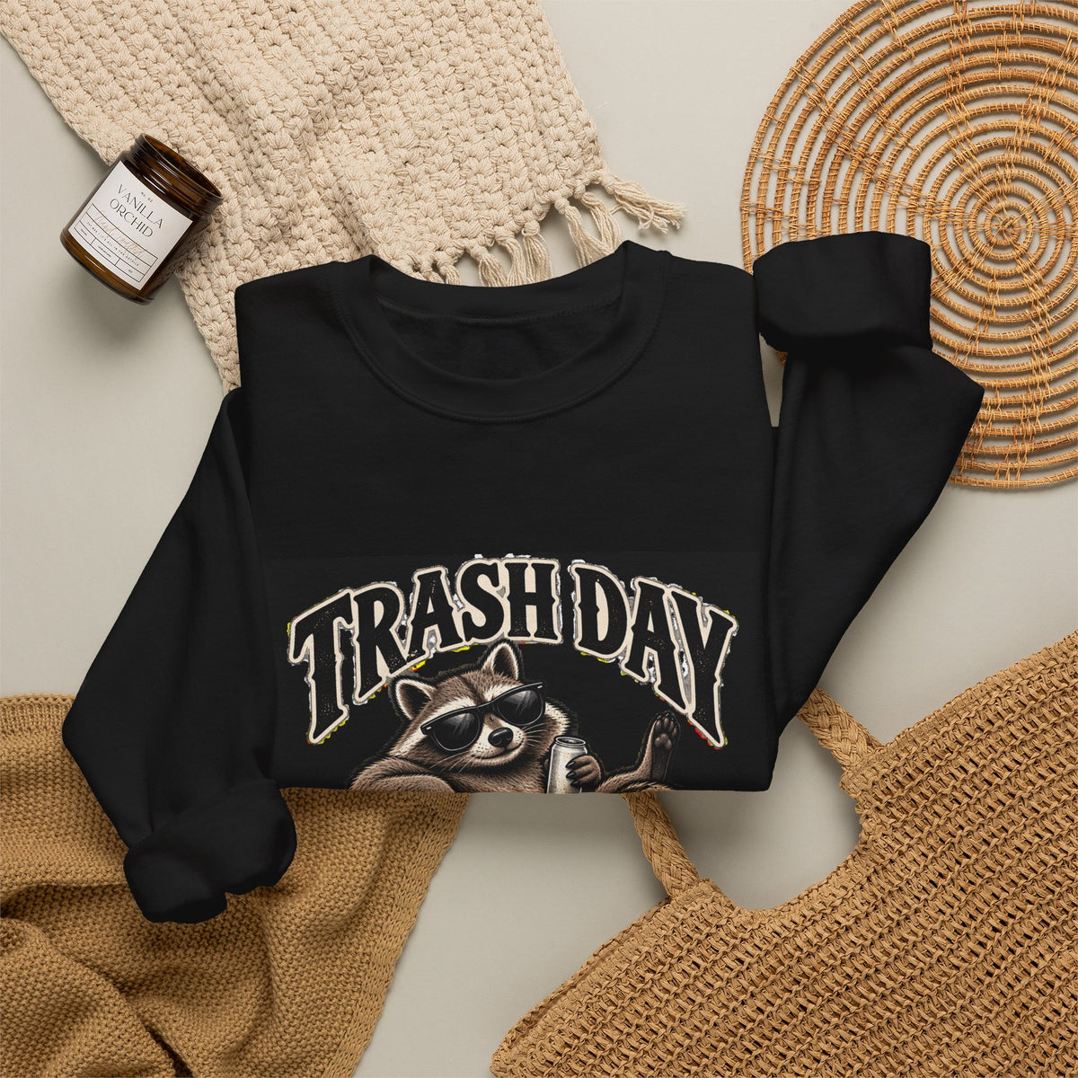 Trash Day Rest Day - Crewneck Sweatshirt