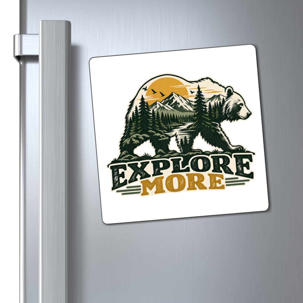 Explore More Bear - Magnet