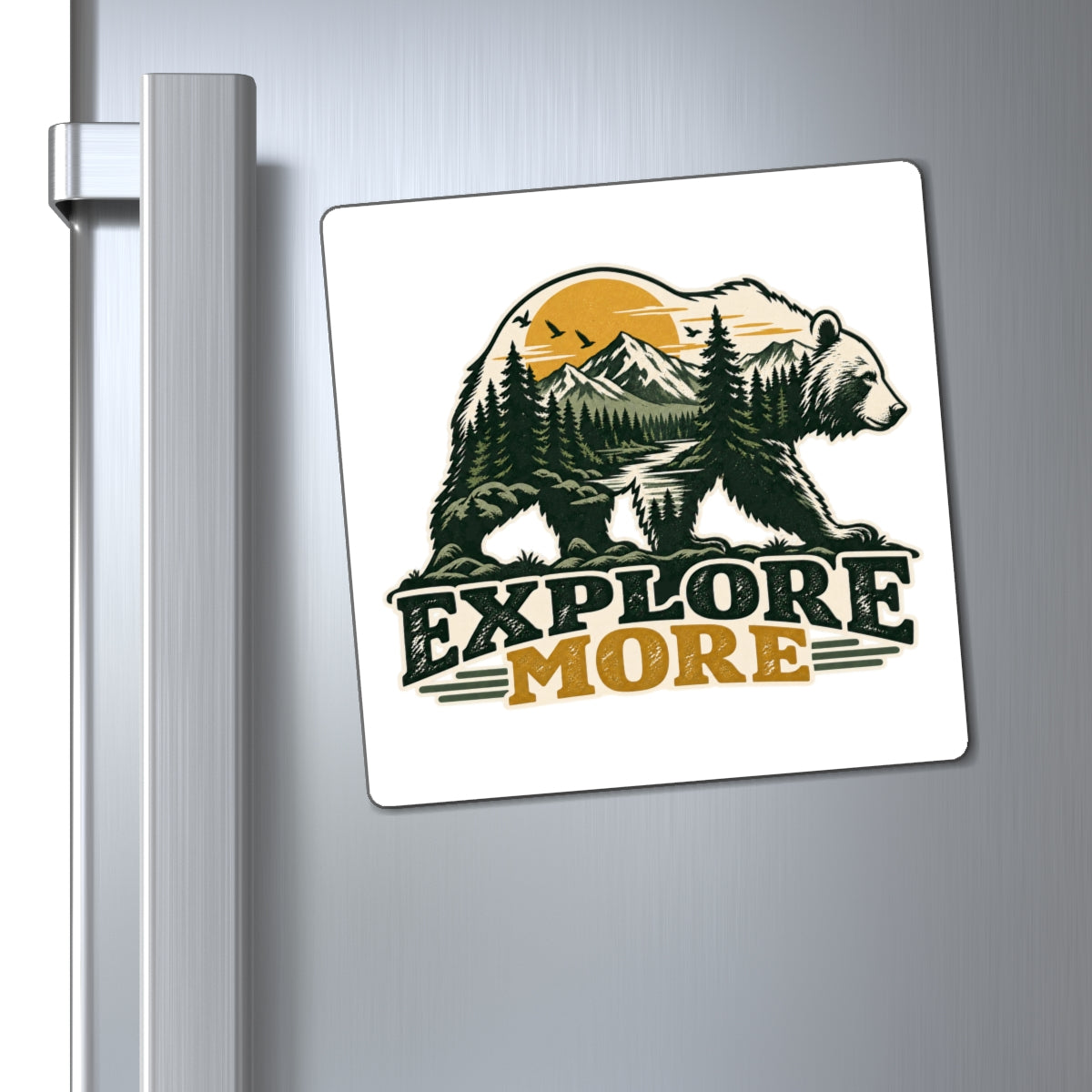 Explore More Bear - Magnet
