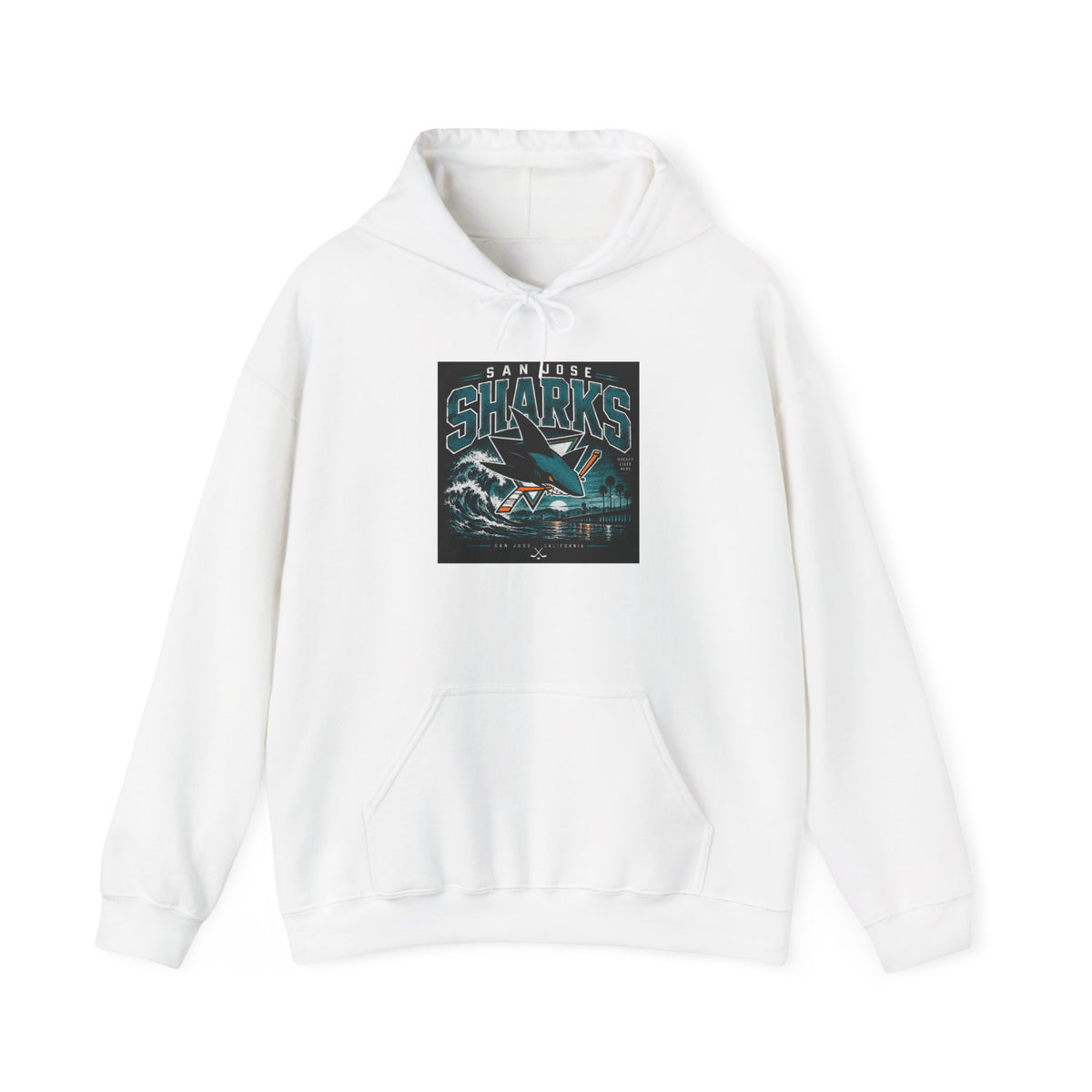 Sharks Wave Hockey Tee - Hoodie