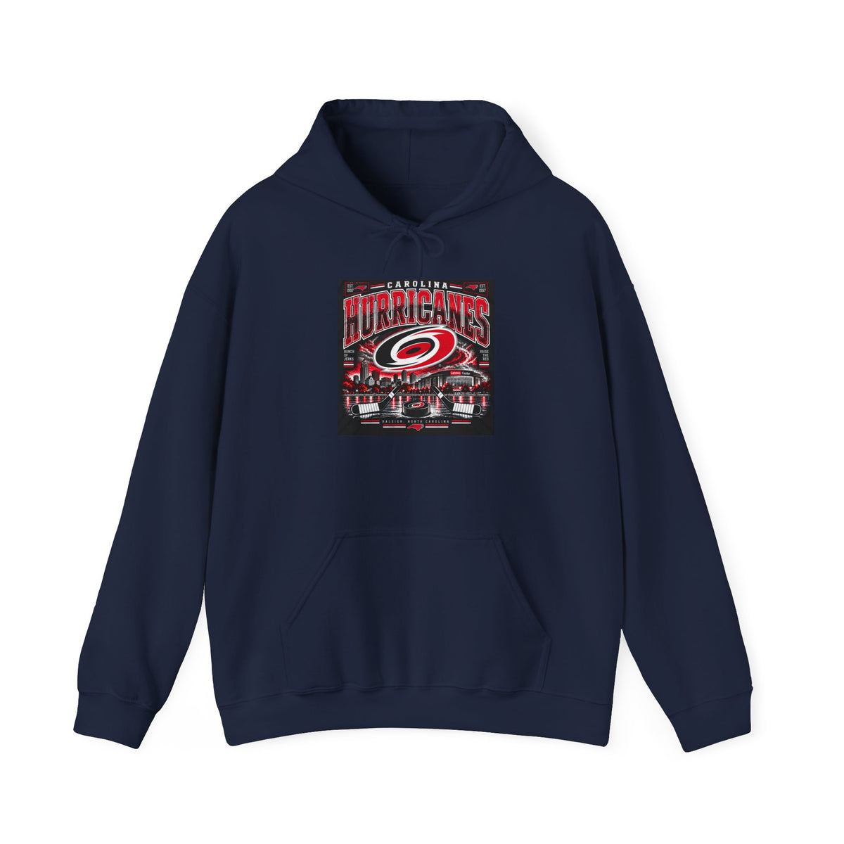 Carolina Hurricanes Skyline - Hoodie