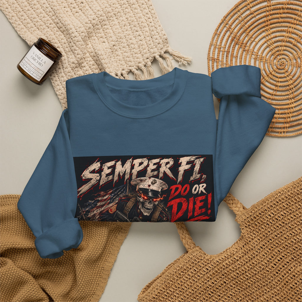 Semper Fi Do or Die - Crewneck Sweatshirt