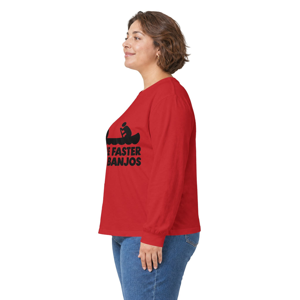 Paddle Faster Banjos - Unisex Ultra Cotton Long Sleeve Tee