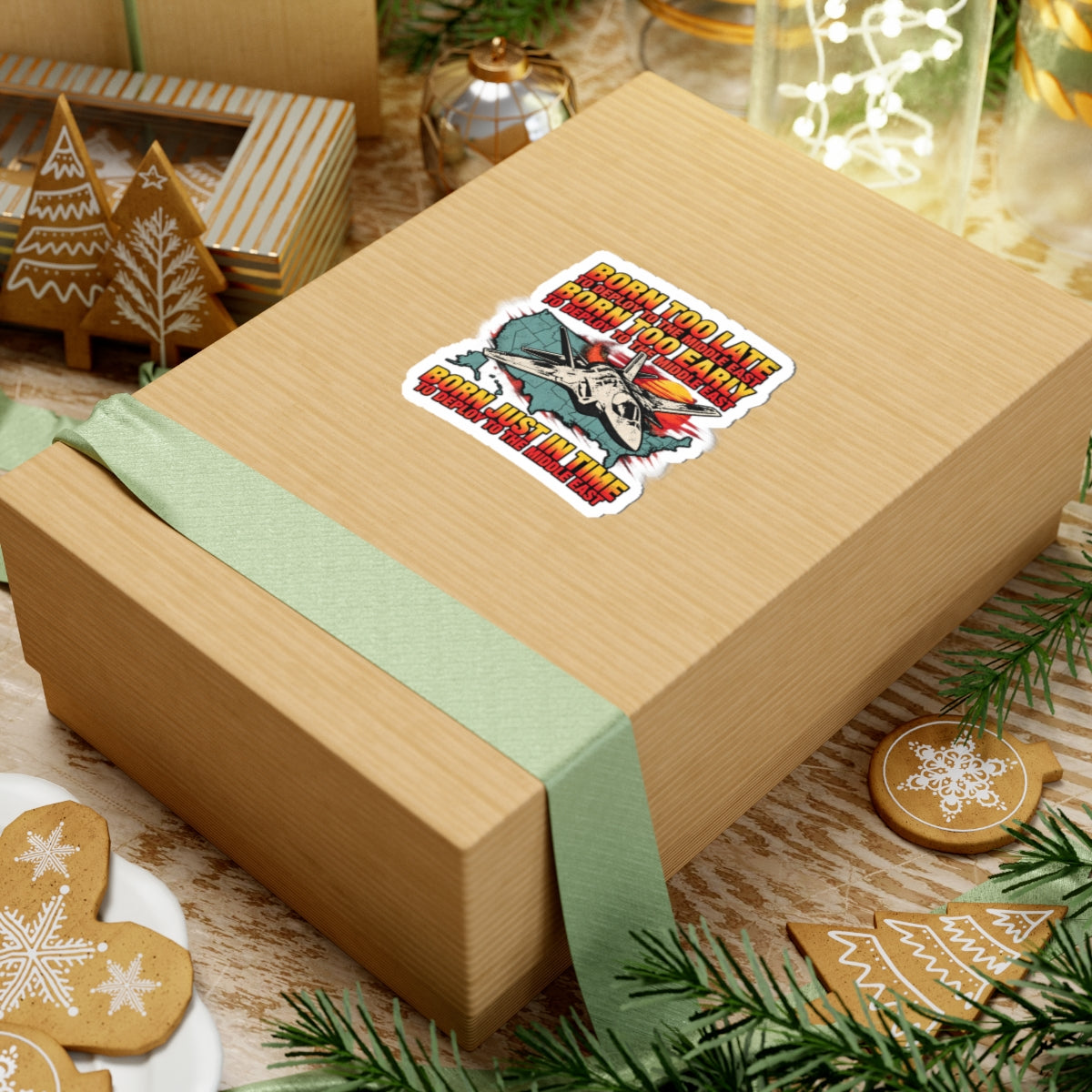 Desert Deployment Tee - Kiss-Cut Sticker