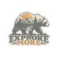 Explore More Bear - Kiss-Cut Sticker