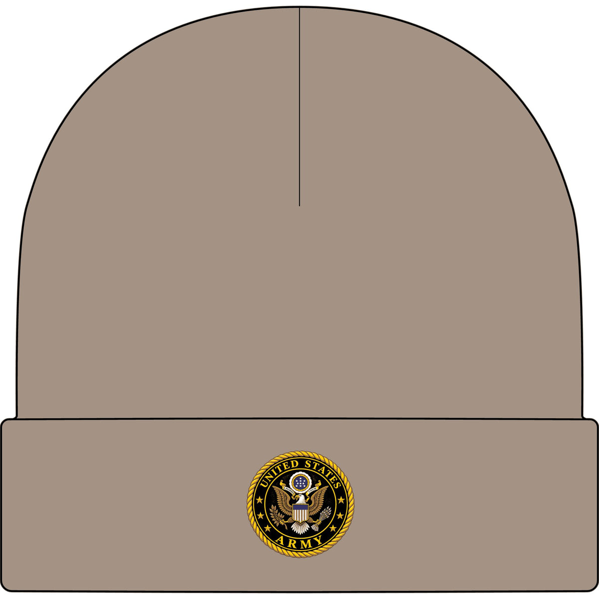 U.S. Army Emblem - AS Colour 1107 Cuff Beanie