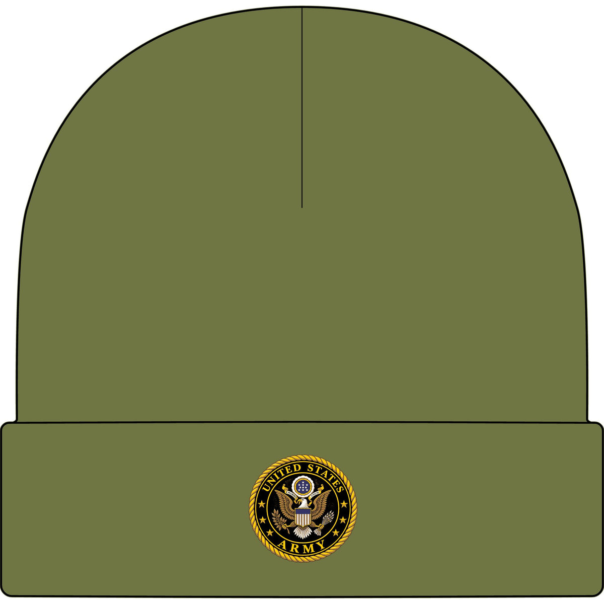 U.S. Army Emblem - AS Colour 1107 Cuff Beanie