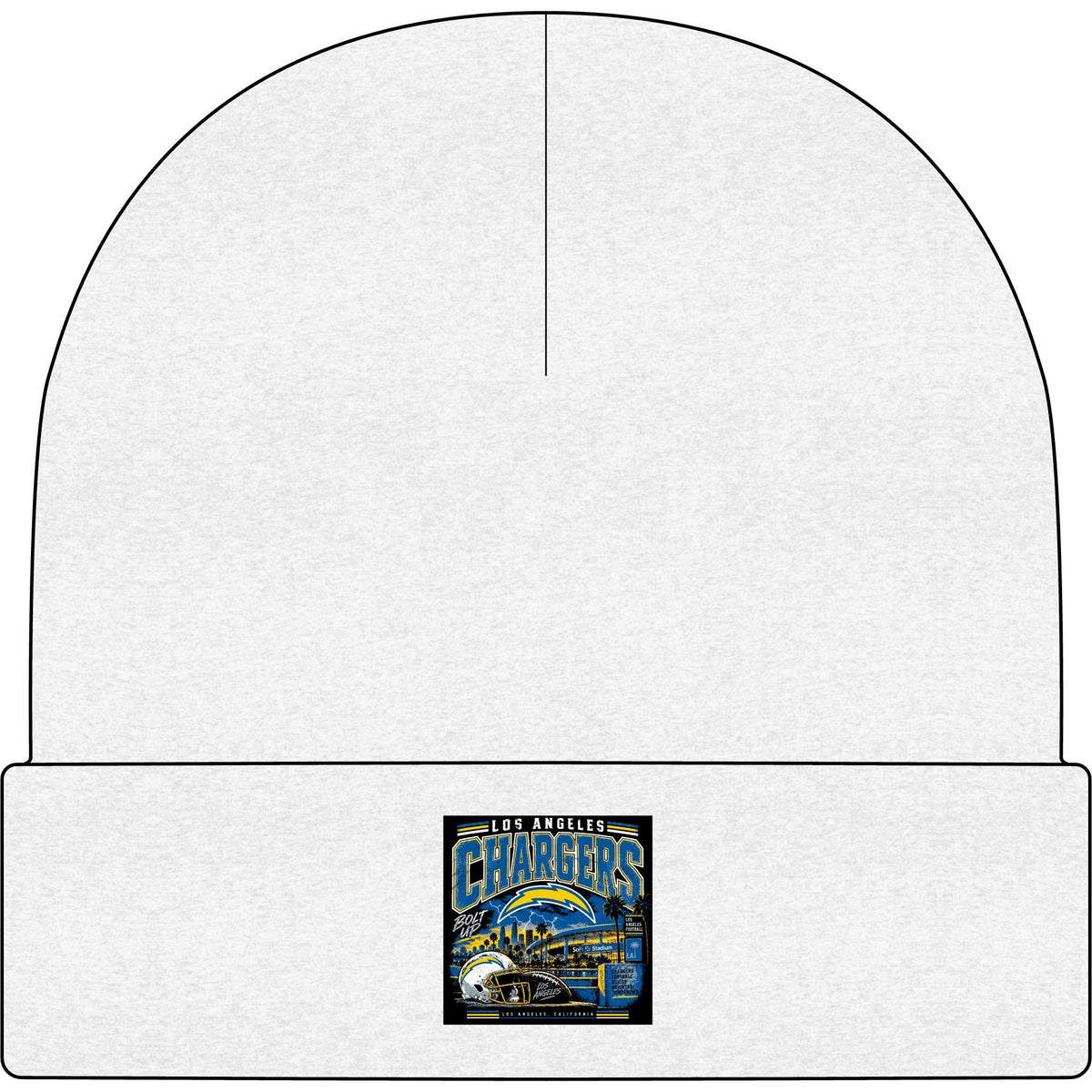 Los Angeles Chargers Bolt Up - AS Colour 1107 Cuff Beanie