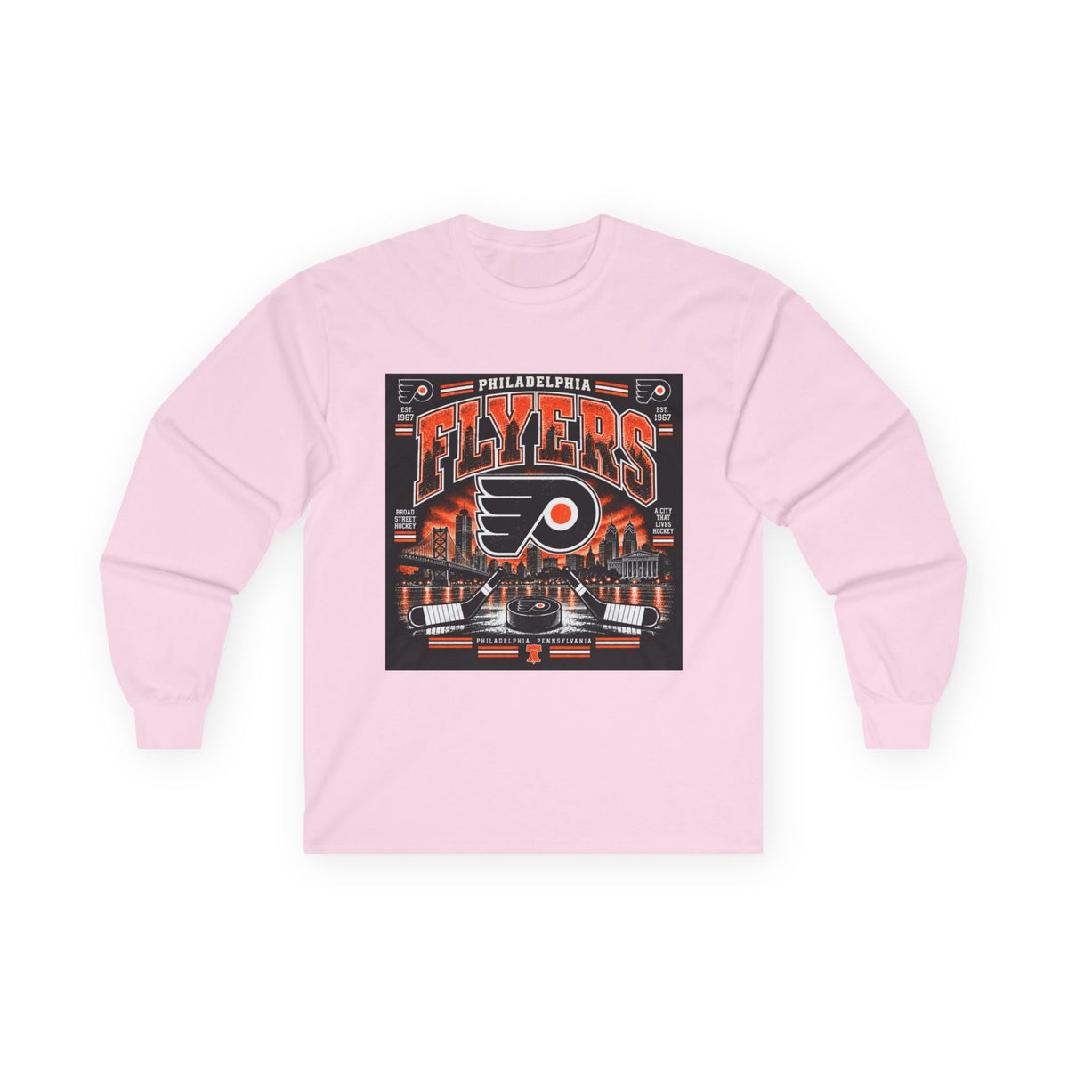 Philadelphia Flyers Urban Hockey - Unisex Ultra Cotton Long Sleeve Tee