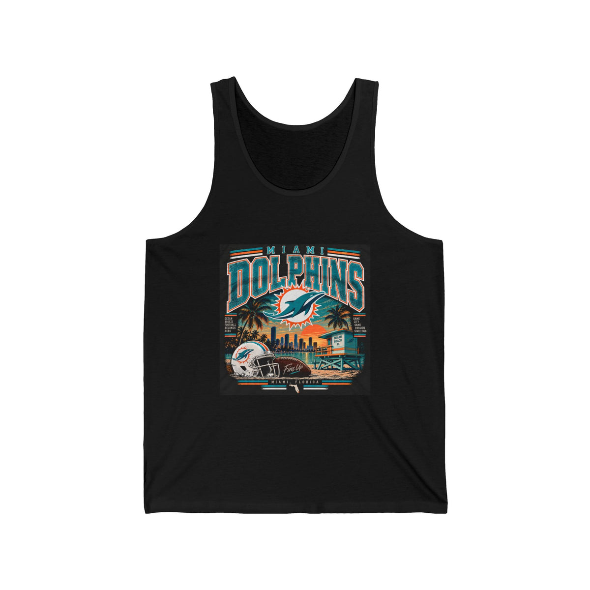 Miami Dolphins Paradise - Athletic Tank