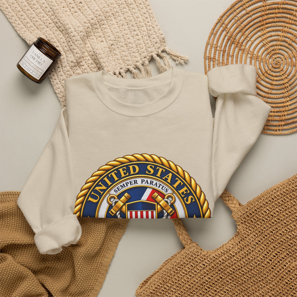 U.S. Coast Guard Emblem - Crewneck Sweatshirt