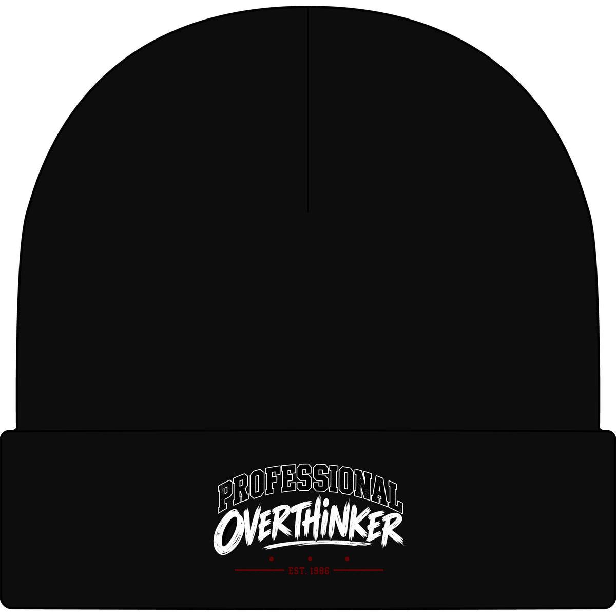 Professional Overthinker - AS Colour 1107 Cuff Beanie