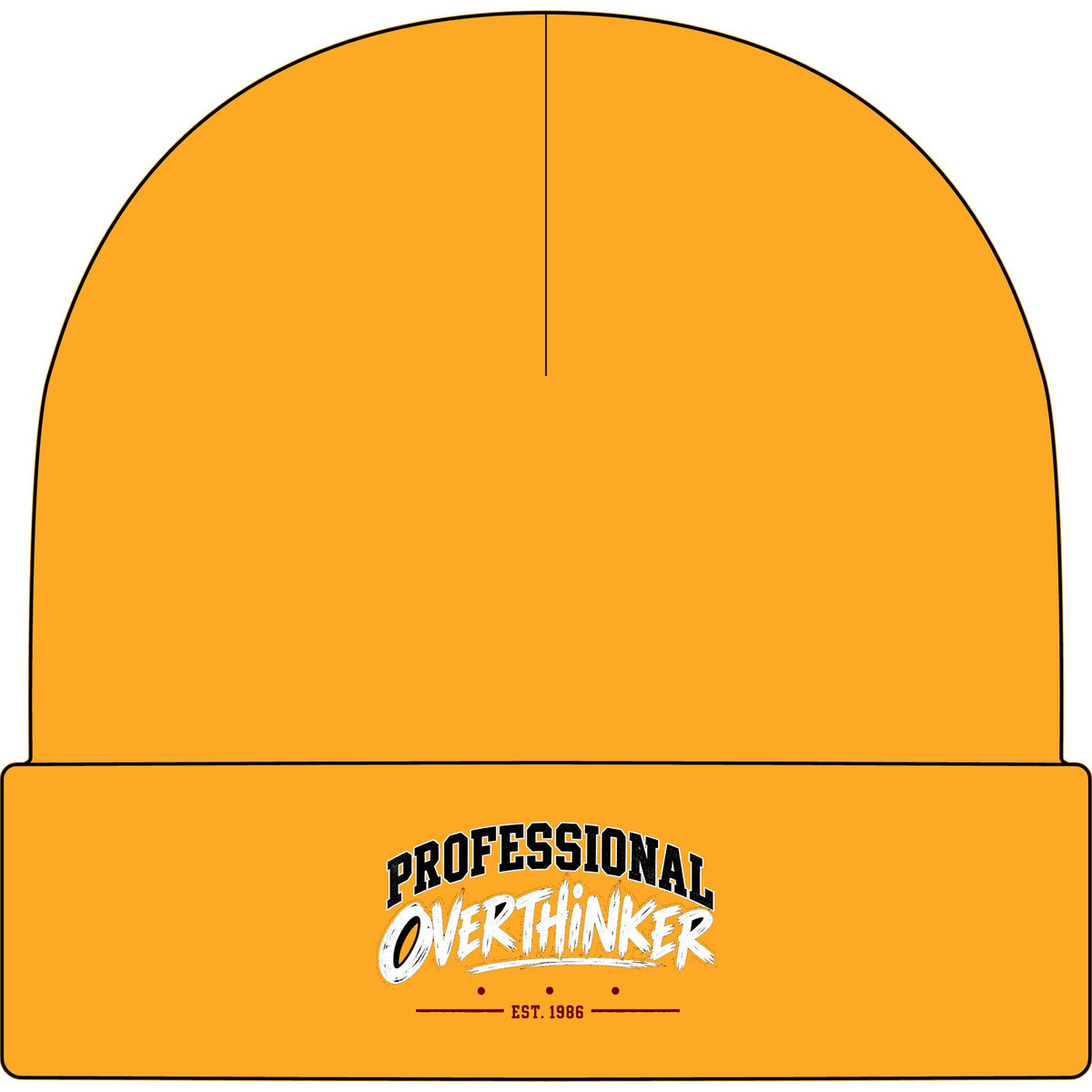 Professional Overthinker - AS Colour 1107 Cuff Beanie