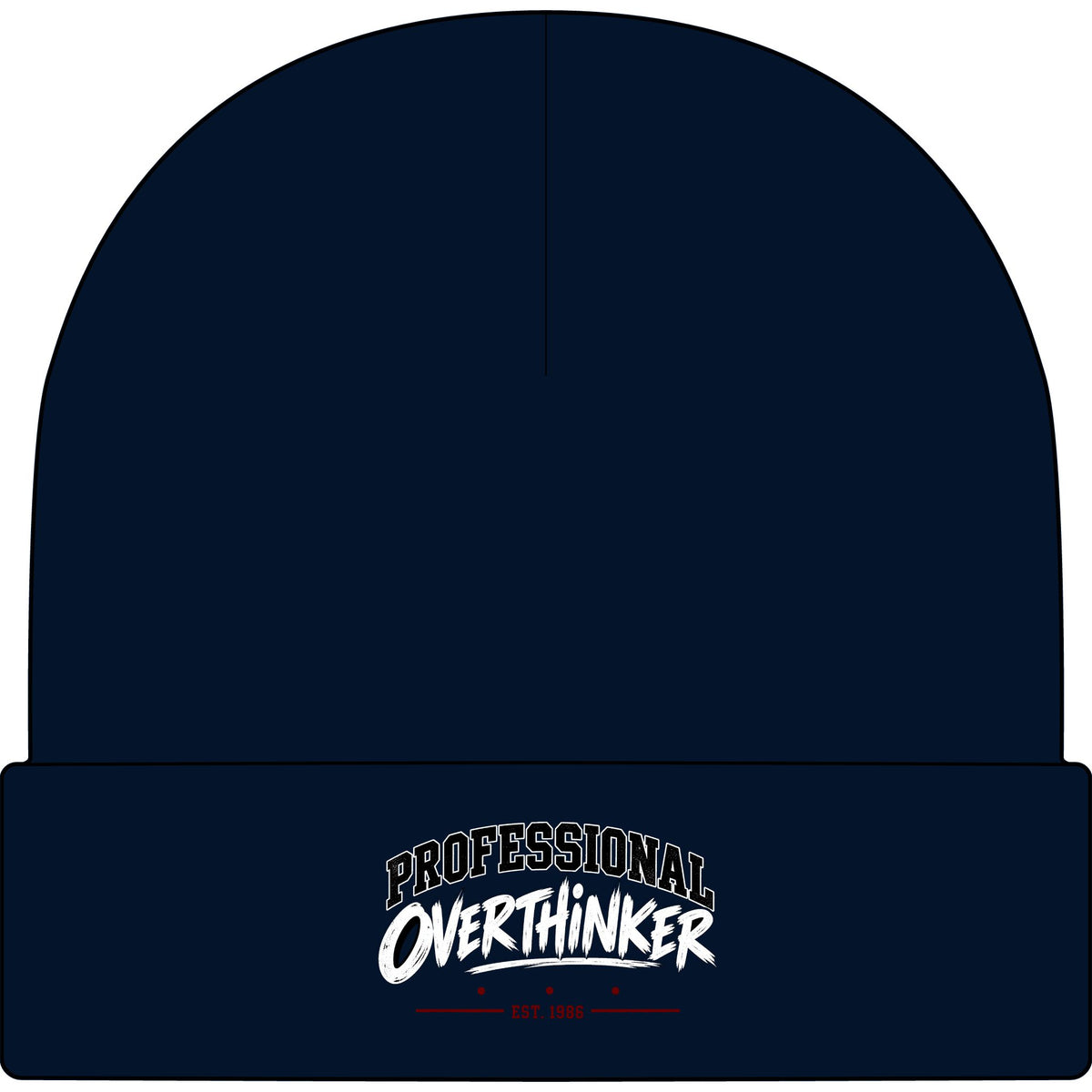Professional Overthinker - AS Colour 1107 Cuff Beanie