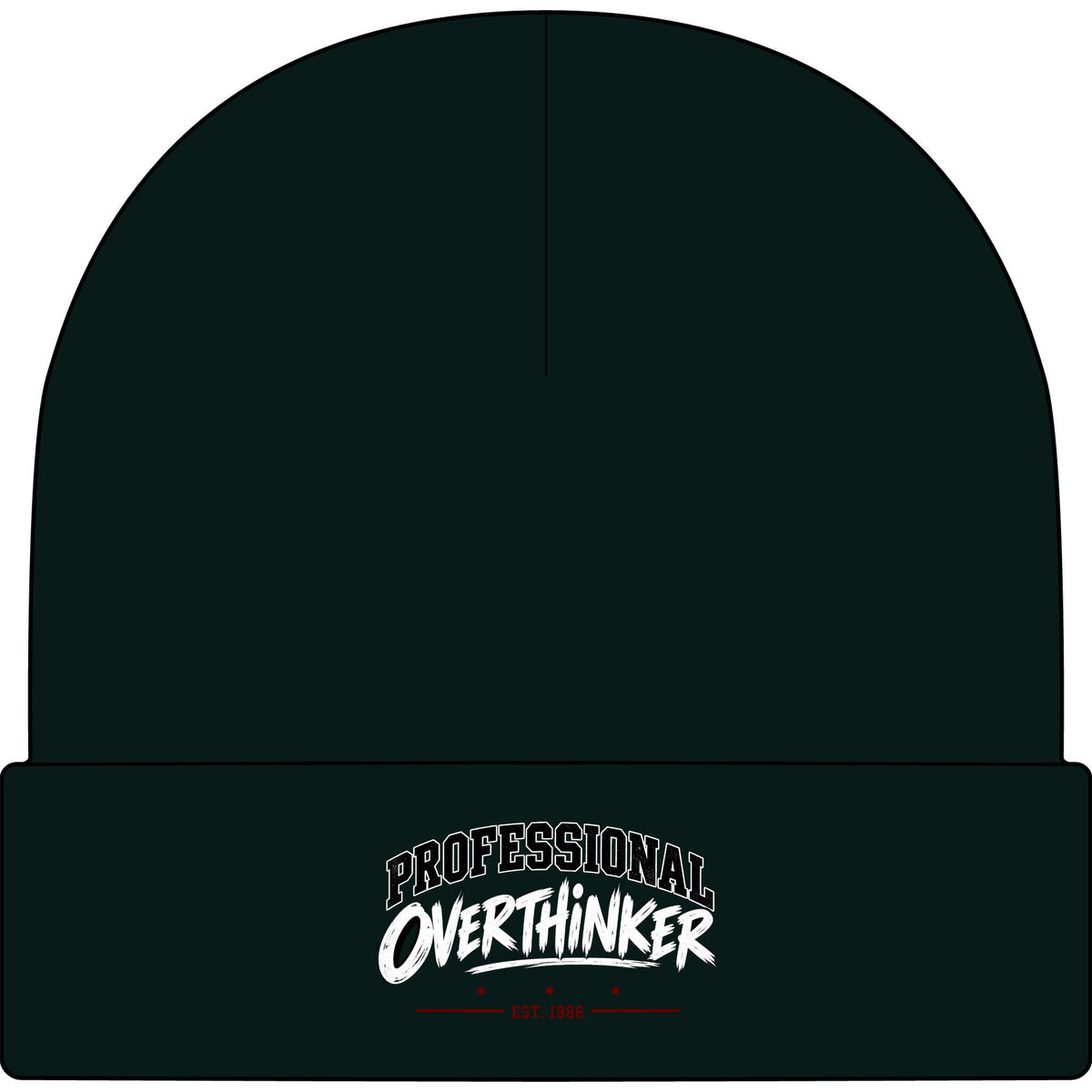 Professional Overthinker - AS Colour 1107 Cuff Beanie