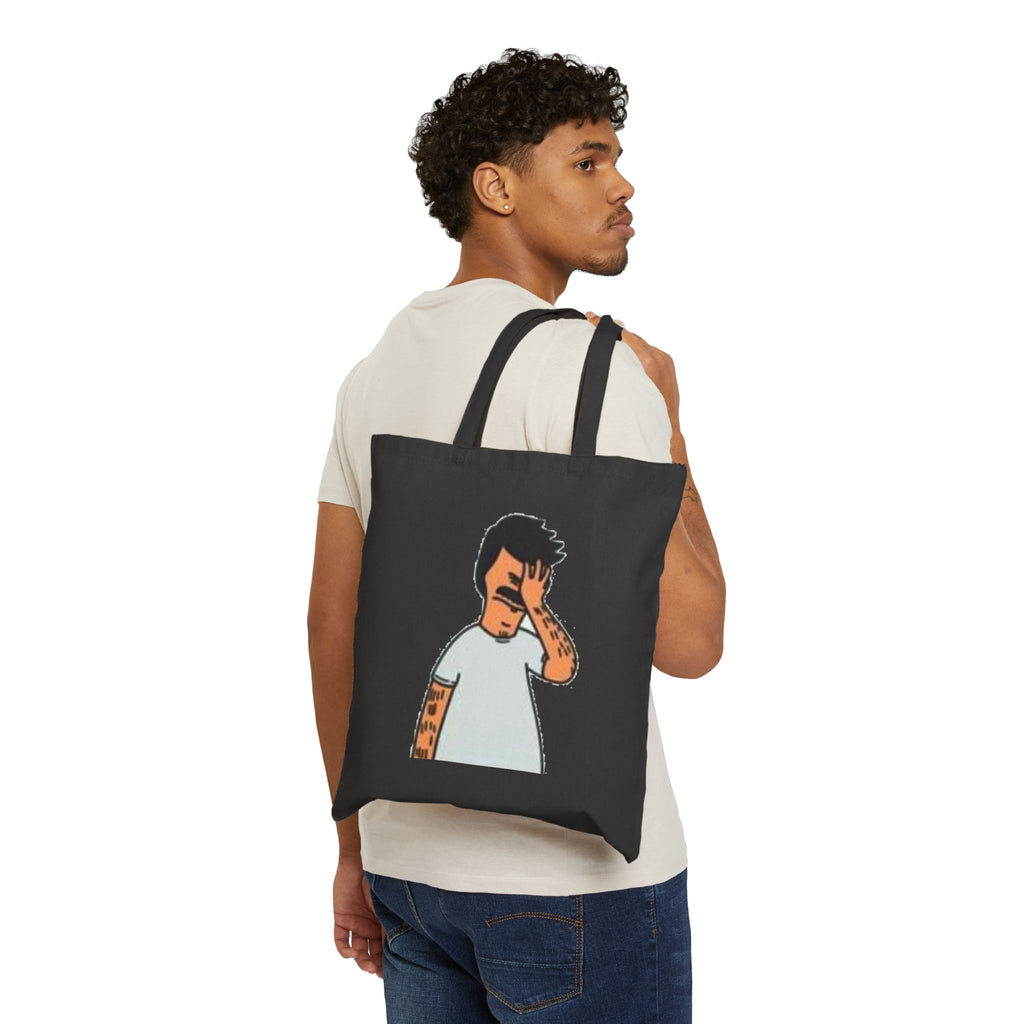 Tatted Thinker - Canvas Tote