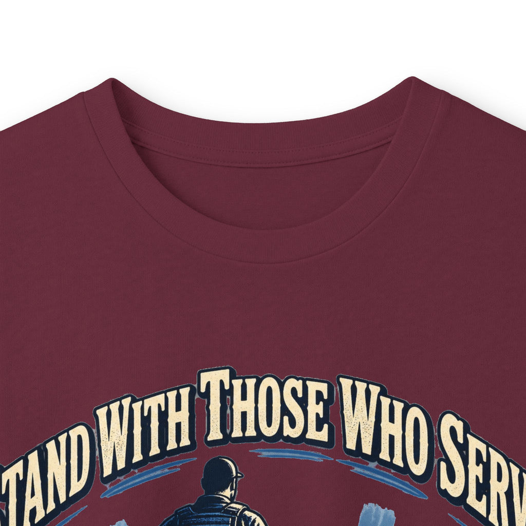 Stand With Those Who Serve Police K9 - Unisex Ultra Cotton Long Sleeve Tee