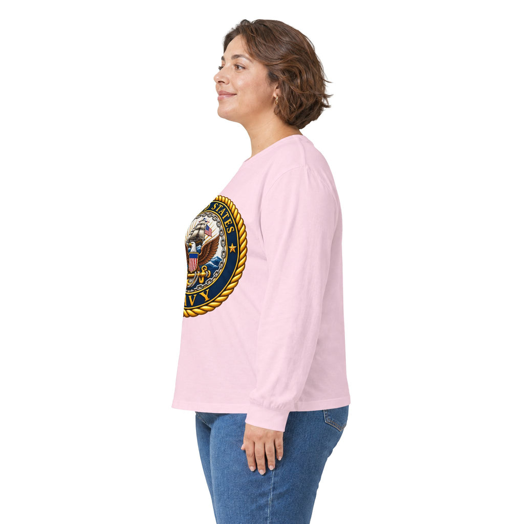 U.S. Navy Emblem - Unisex Ultra Cotton Long Sleeve Tee