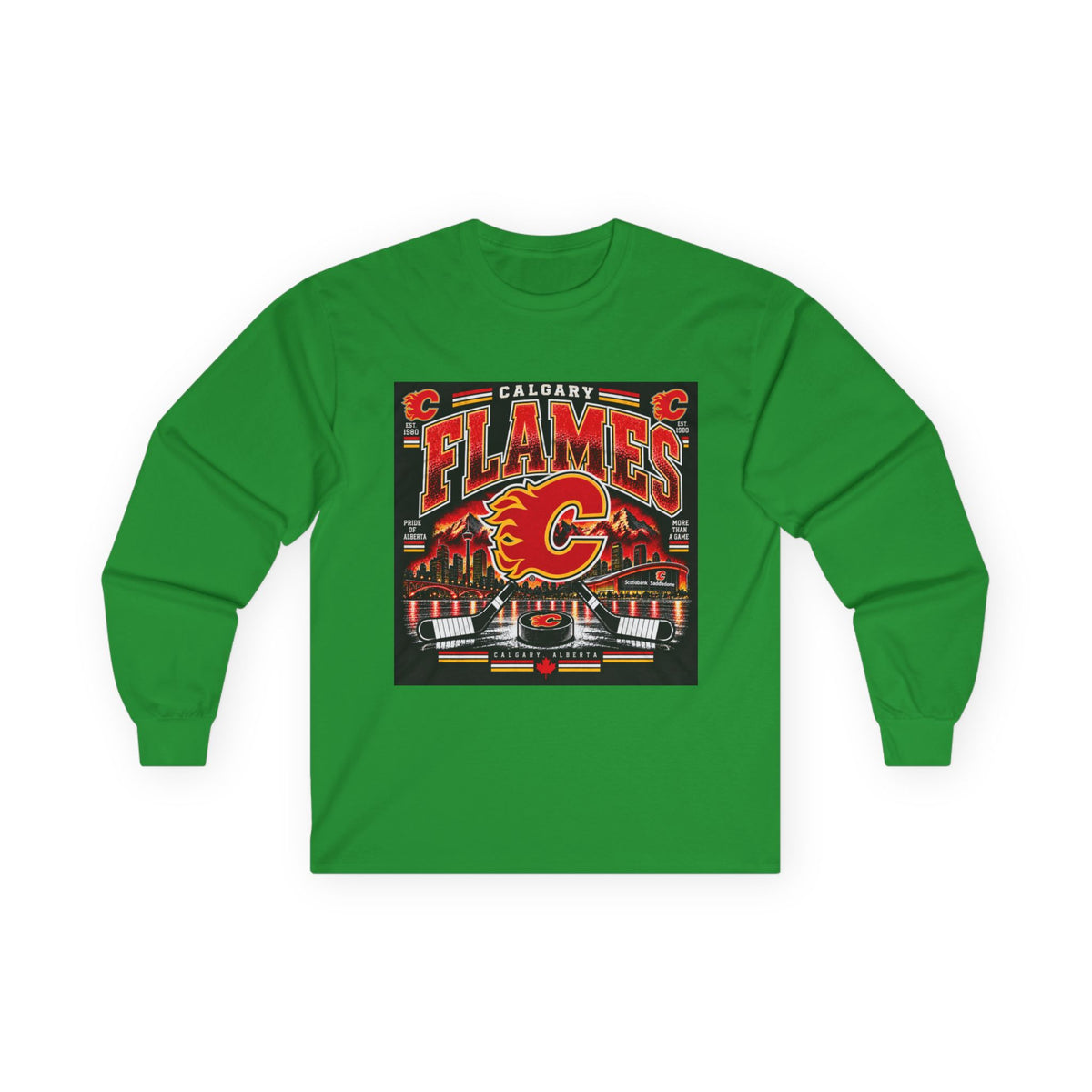 Calgary Flames Pride - Unisex Ultra Cotton Long Sleeve Tee
