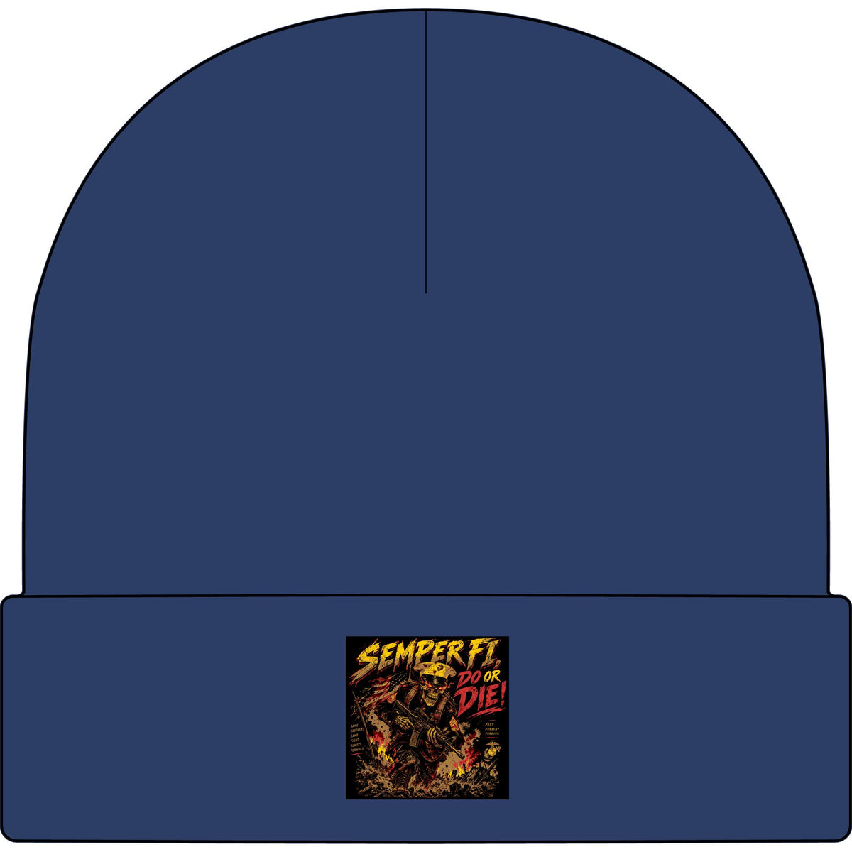 Semper Fi Do or Die - AS Colour 1107 Cuff Beanie