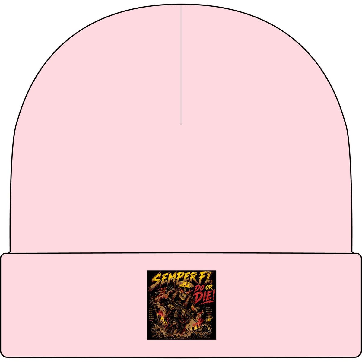 Semper Fi Do or Die - AS Colour 1107 Cuff Beanie