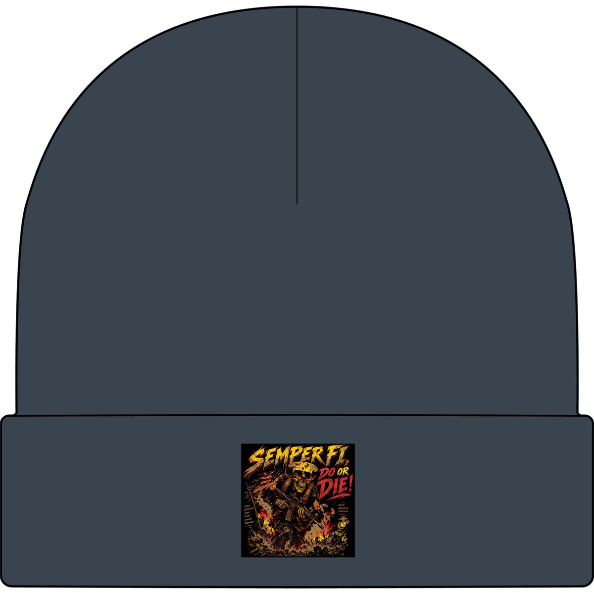 Semper Fi Do or Die - AS Colour 1107 Cuff Beanie