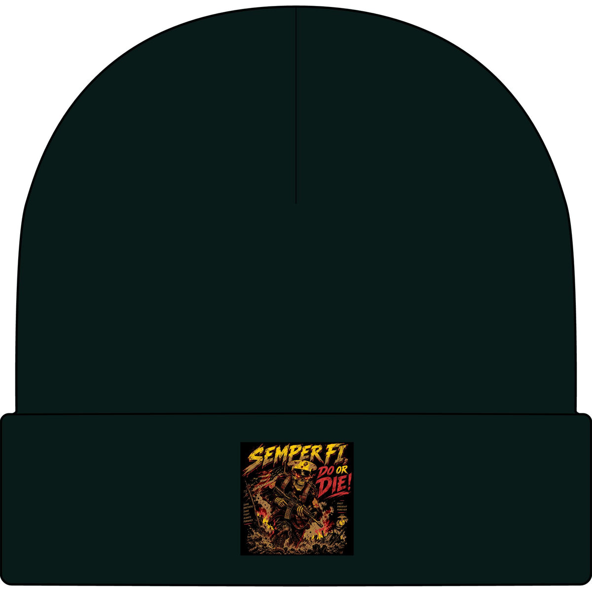 Semper Fi Do or Die - AS Colour 1107 Cuff Beanie