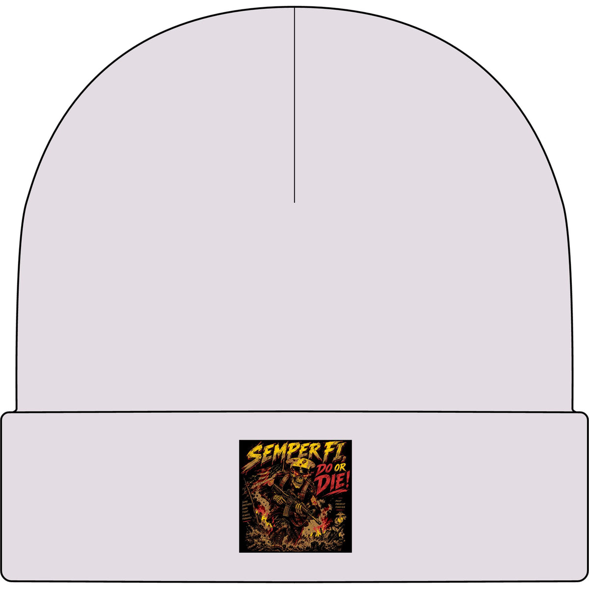 Semper Fi Do or Die - AS Colour 1107 Cuff Beanie