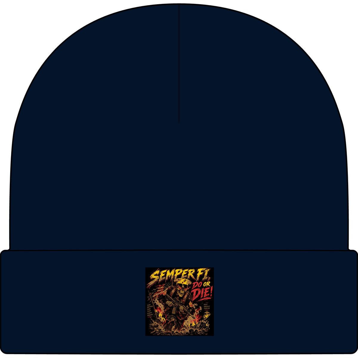 Semper Fi Do or Die - AS Colour 1107 Cuff Beanie
