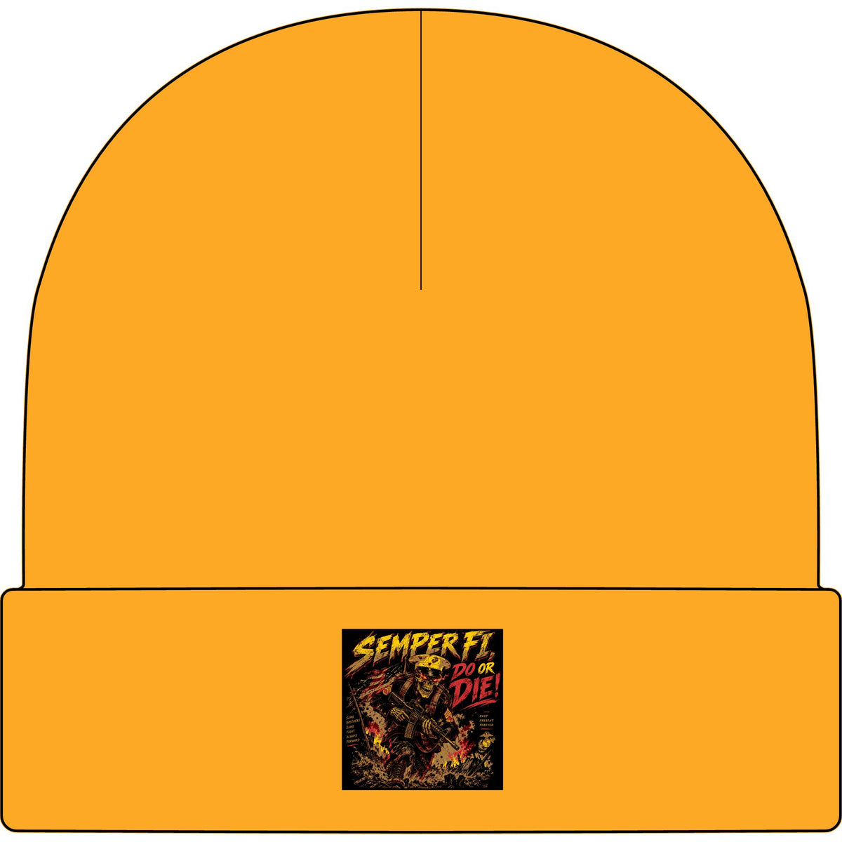 Semper Fi Do or Die - AS Colour 1107 Cuff Beanie