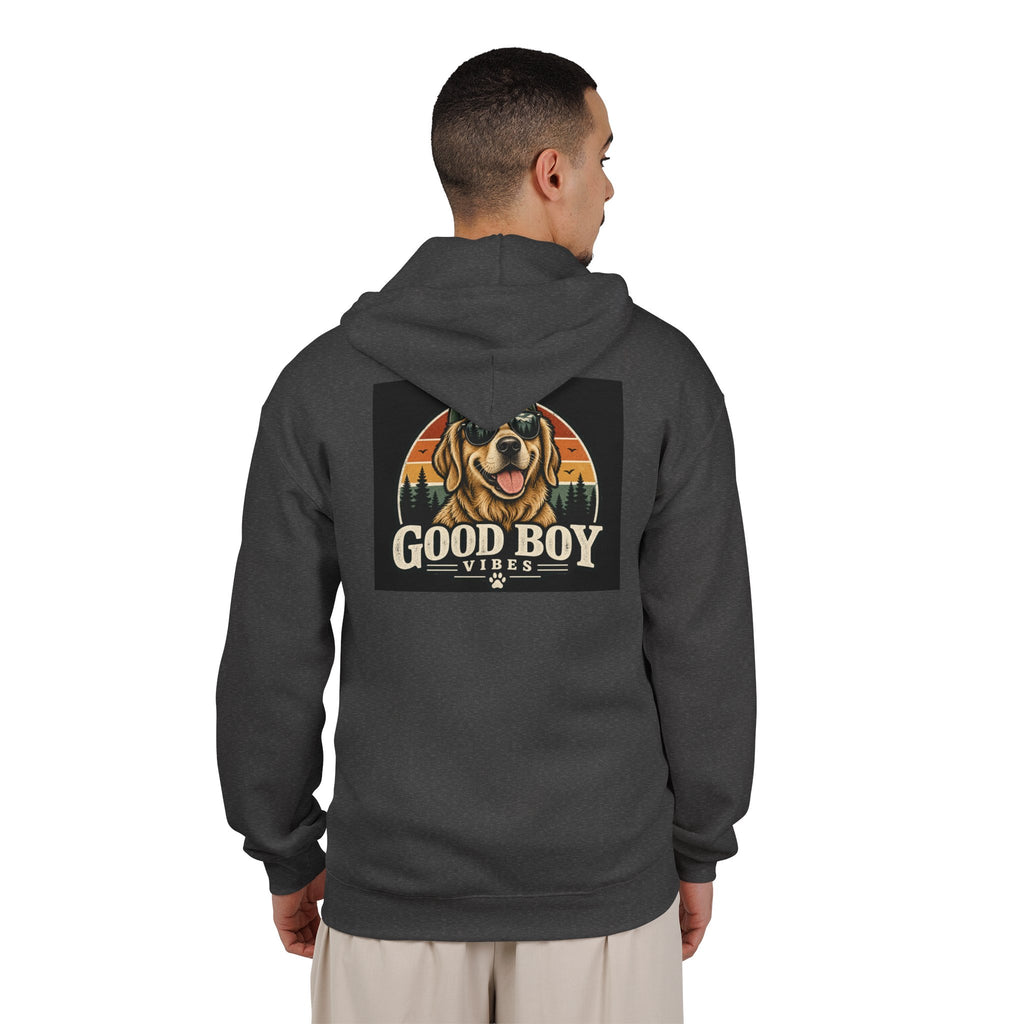 Good Boy Vibes - Full-Zip Hooded Sweatshirt