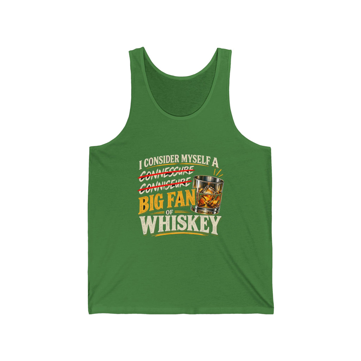 Big Fan of Whiskey - Athletic Tank
